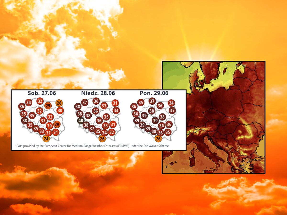 EKSTREMALNA FALA UPAŁÓW W POLSCE. Termometry mogą wskazać blisko 40°C!