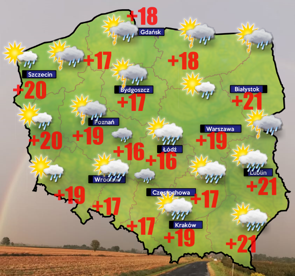 Pogoda 23 lipca. Zbliża się gorąca część lata