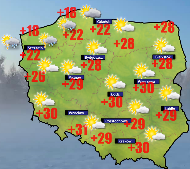 Pogoda 26 lipca. Od środy dobra pogoda na żniwa
