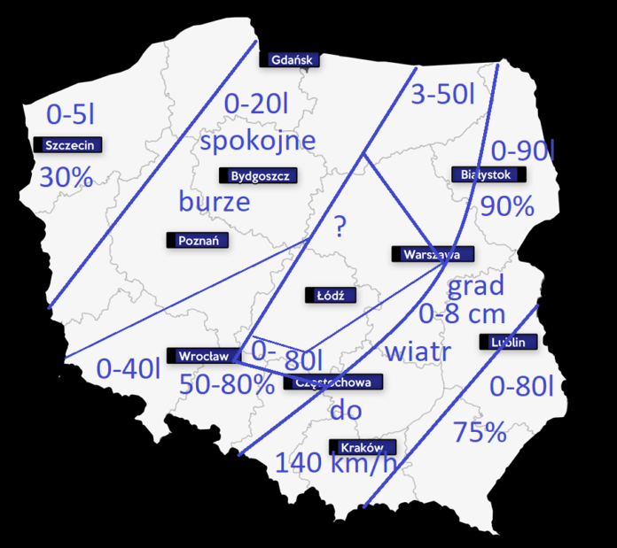 Opady 1 lipca