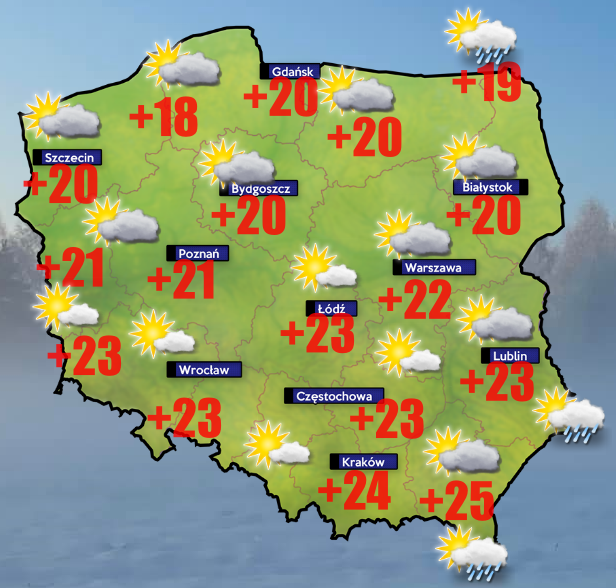 Pogoda 11 sierpnia- wietrznie i nieprzyjemnie