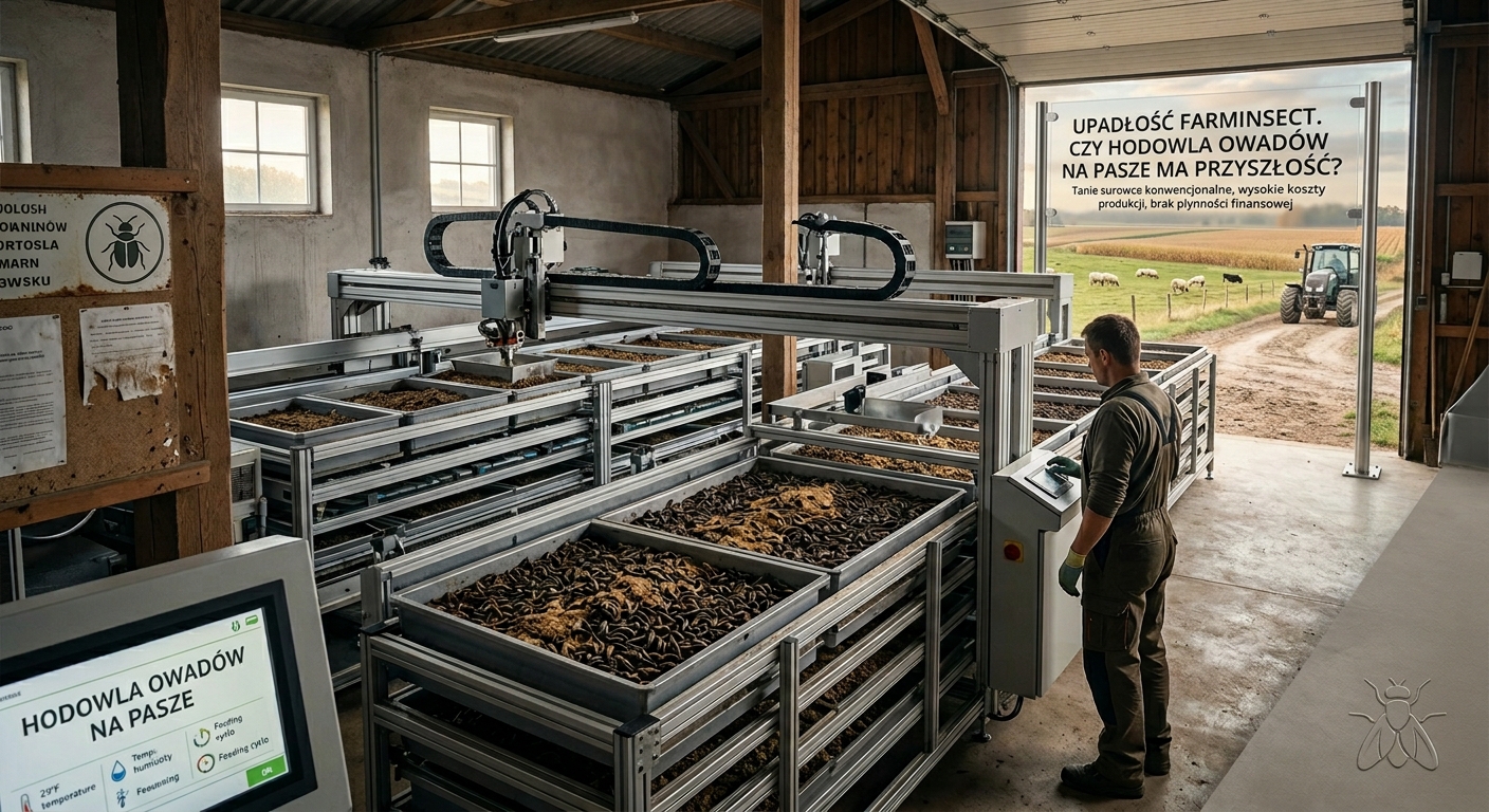 Upadłość FarmInsect. Czy hodowla owadów na pasze ma przyszłość?