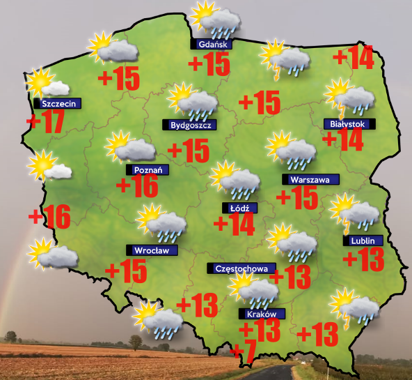 Pogoda. 22 września zimny i wietrzny