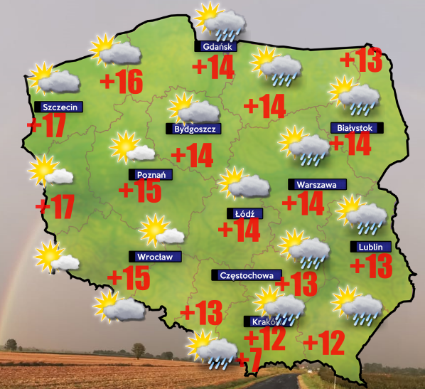 Pogoda. Od niedzieli 27 września babie lato