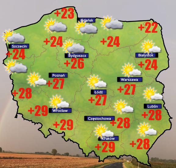 Pogoda 8 września. Będzie ciepło i przyjemnie
