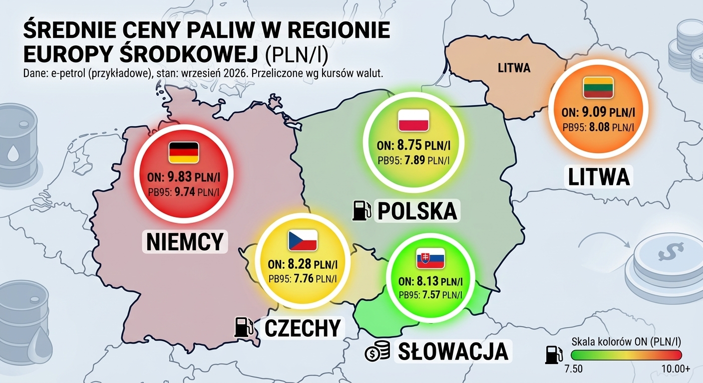 Ceny paliw: Polska nie jest najtańsza w regionie. Obalamy mity i pokazujemy mechanizmy dezinformacji