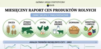 GUS - ceny skupu głównych produktów rolnych