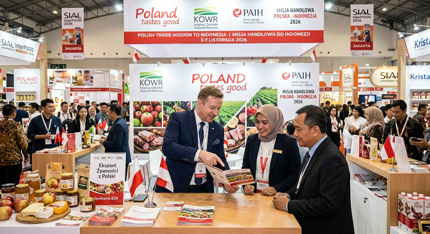 Indonezja – KOWR i PAIH zapraszają polski sektor rolno-spożywczy na misję handlową