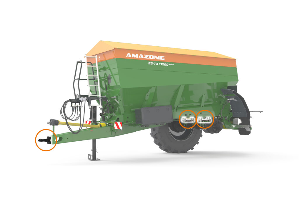 Amazone ZG-TX po aktualizacji. Precyzyjniejsze rozsiewanie nawozów i wapna