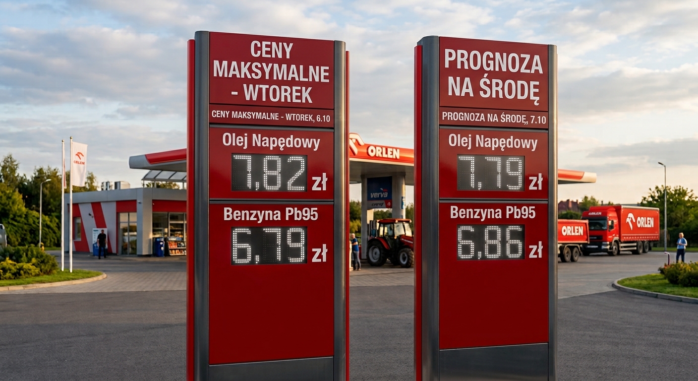 Ceny paliw: Olej napędowy w dół, benzyna w górę na stacjach i w hurcie. Jakie ceny od środy?