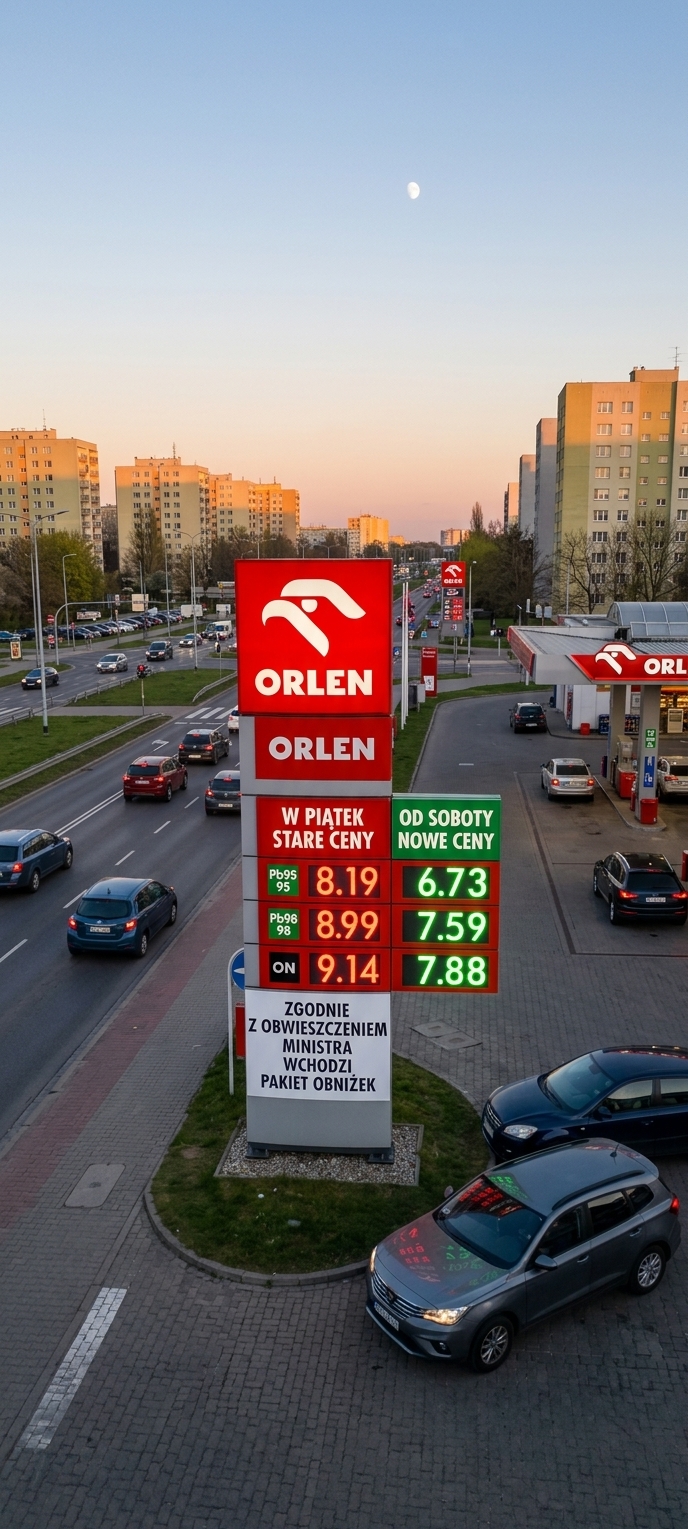 Ceny paliw spadają! Znamy oficjalne ceny maksymalne na weekend i poniedziałek